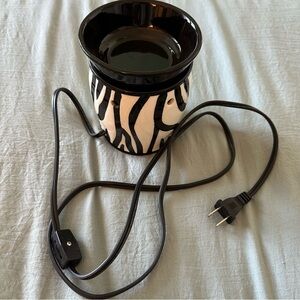 Zebra Pattern Electric Wax Warmer Scentsy